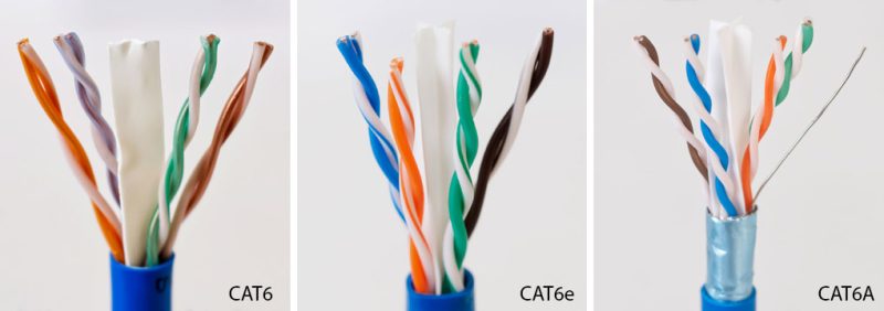 استانداردهای کابل شبکه UTP cat6