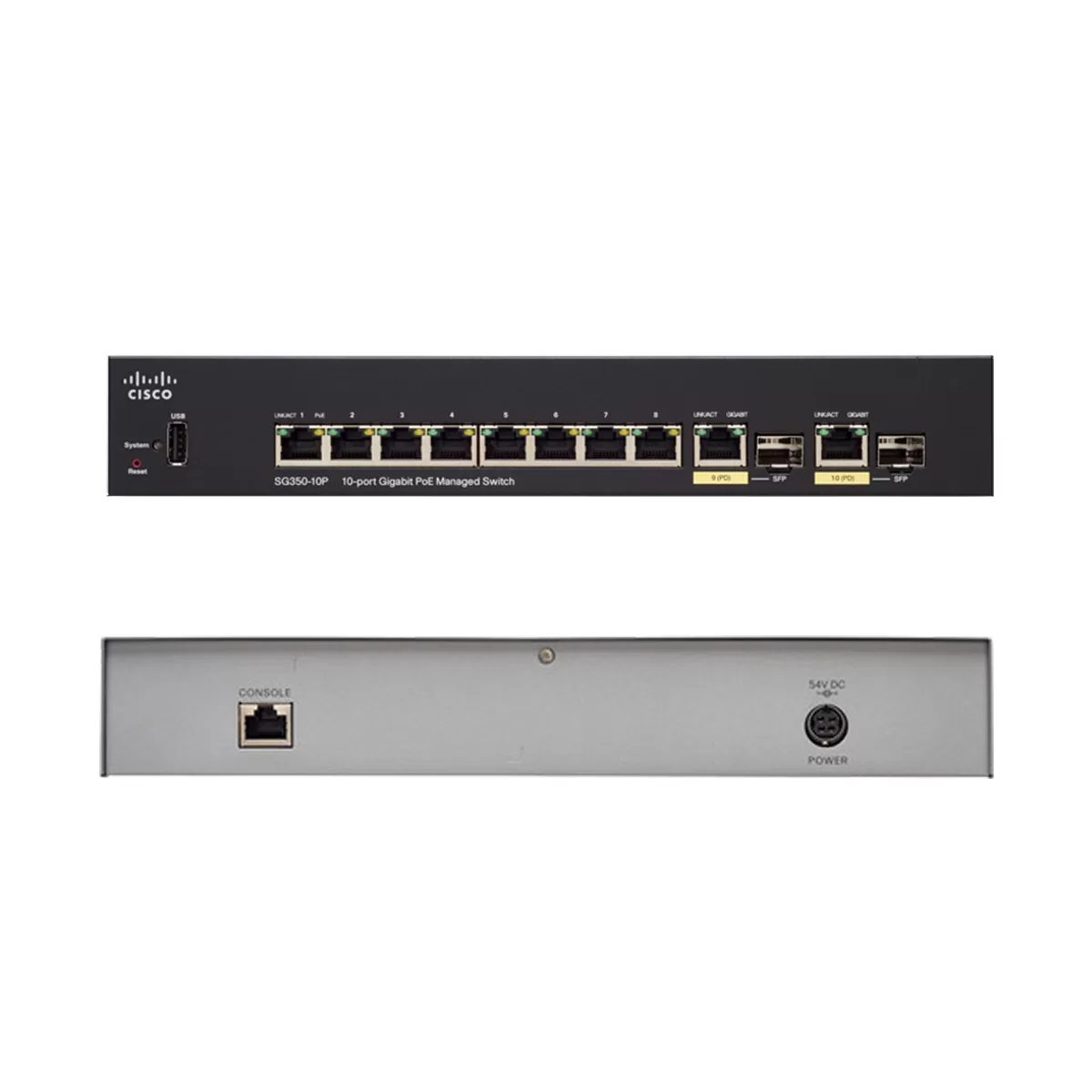 سوئیچ شبکه سیسکو SG350-10P