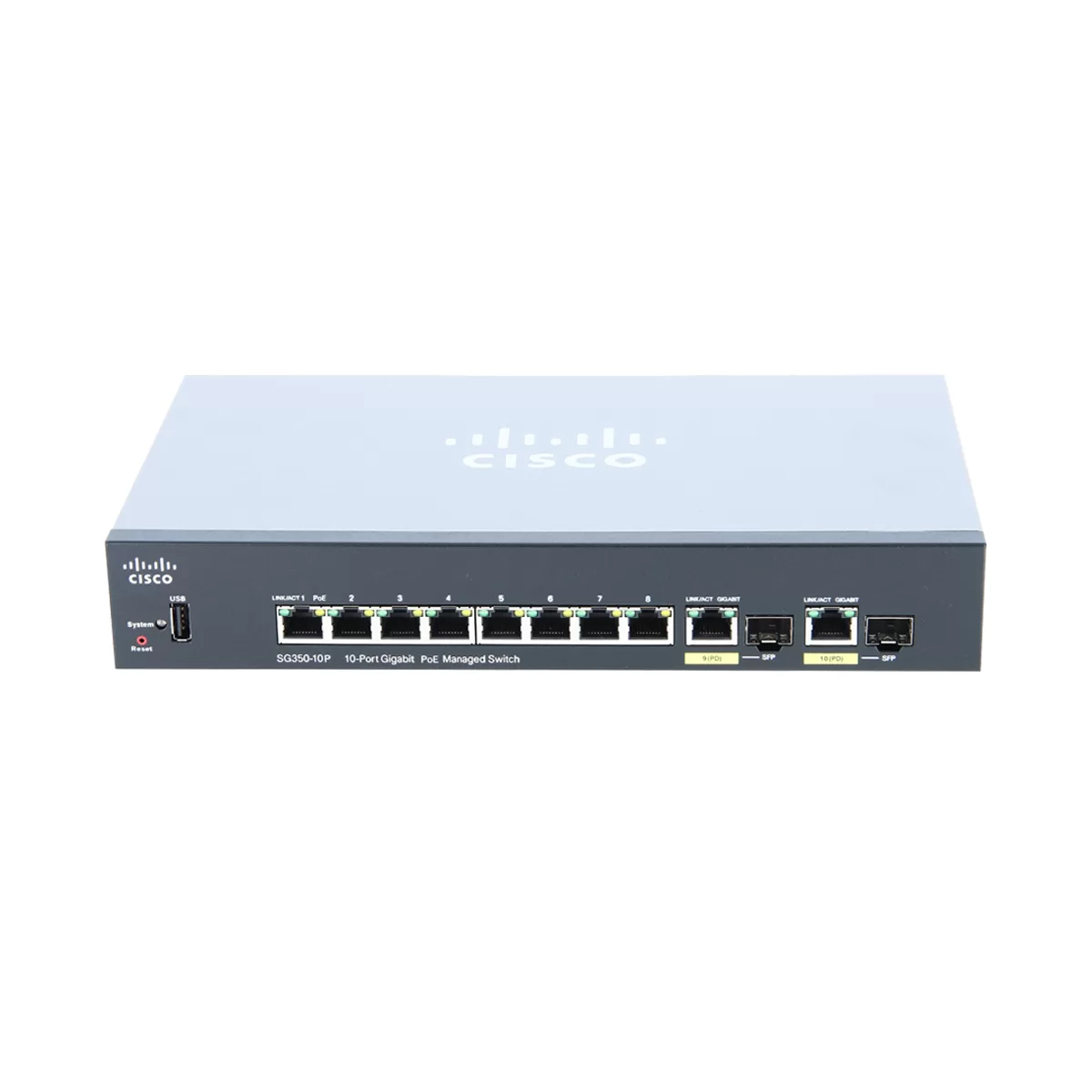 سوئیچ شبکه سیسکو SG350-10P