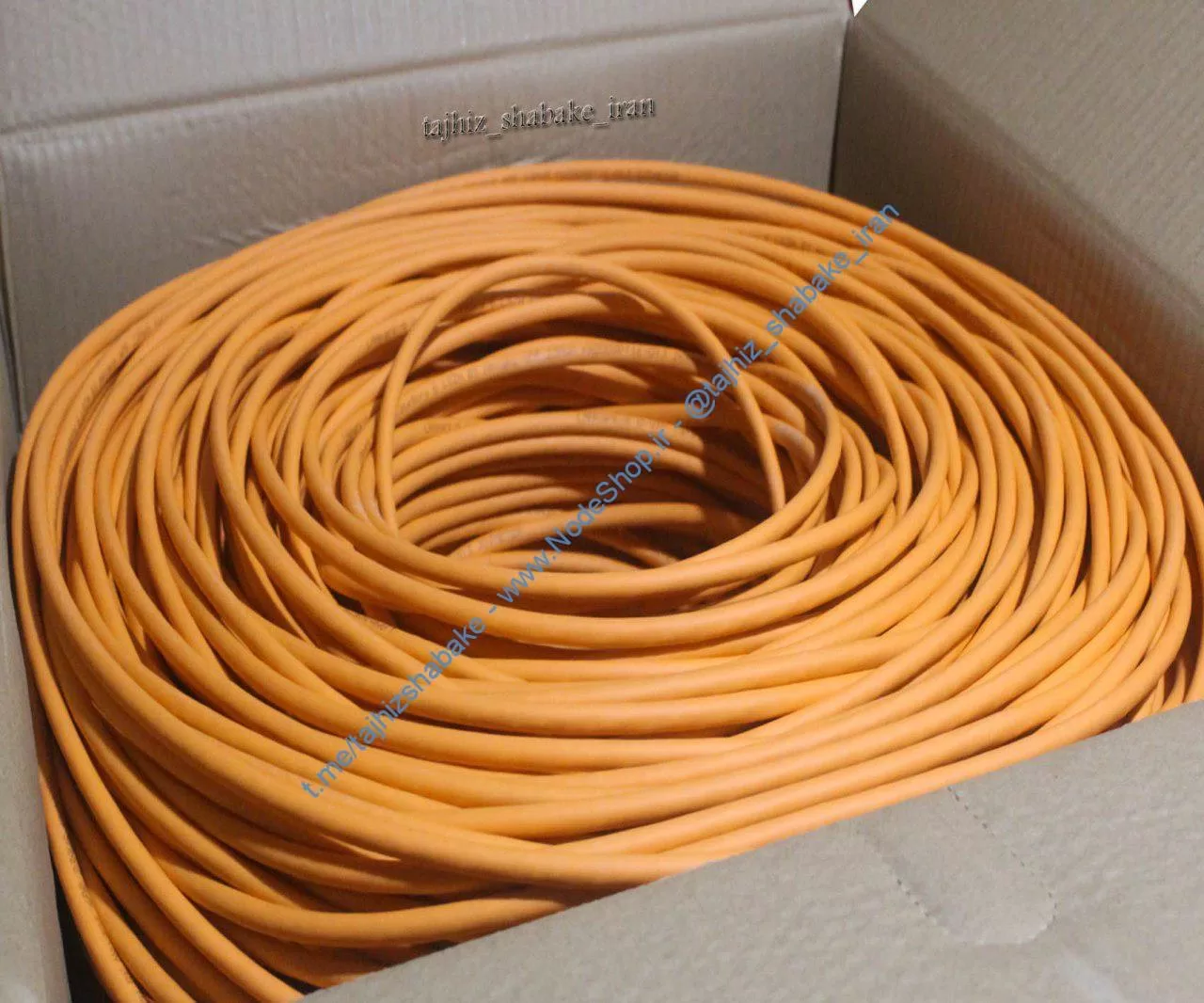کابل شبکه Cat6 utp طرح نگزنس با تست فلوک