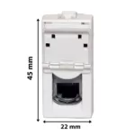 کیستون باریک Cat6 SFTP لگراند (طرح)