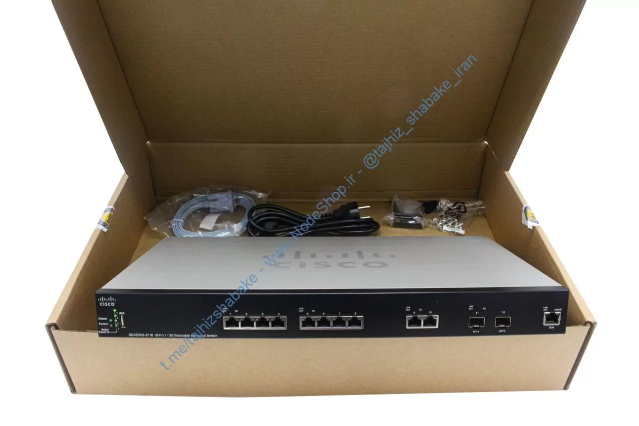 سوئیچ شبکه سیسکو SG350XG-2F10