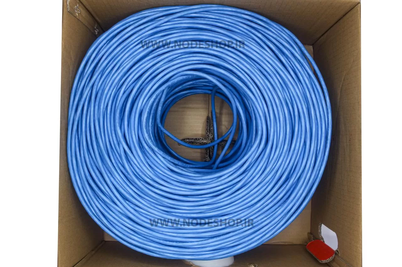کابل شبکه cat6 utp طرح لگراند با تست فلوک