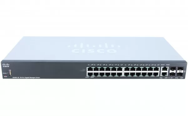 سوئیچ شبکه سیسکو SG350-28MP