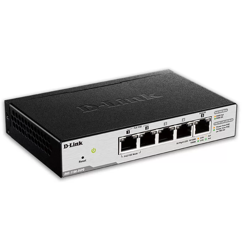 سوئیچ شبکه دی لینک DGS-1100-05PD