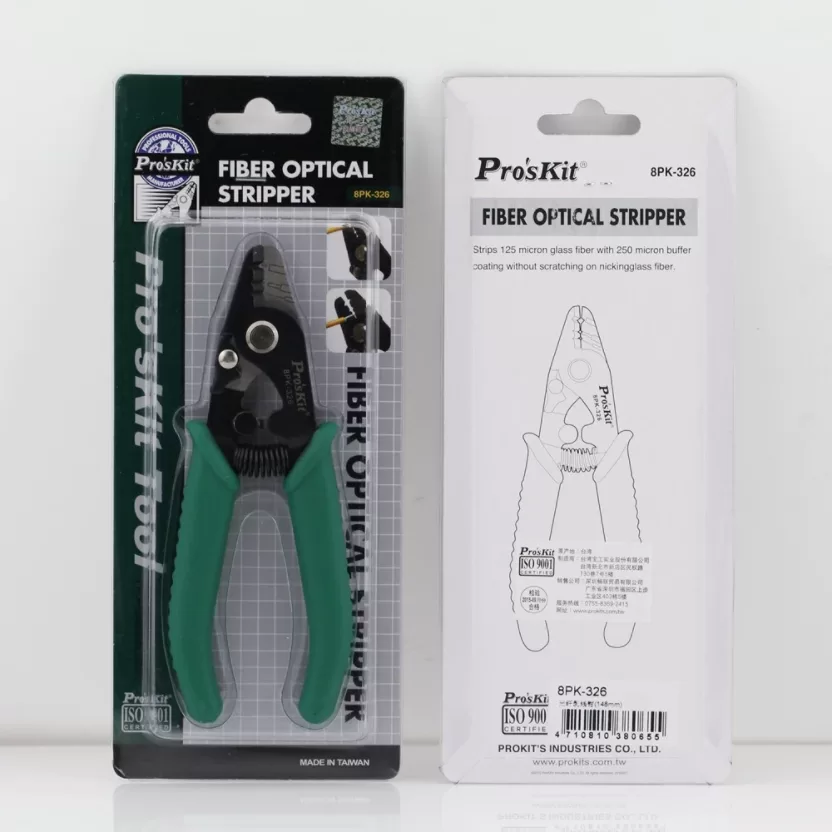 Cable Stripper Original Proskit 8PK-326 Fiber Optical Stripper Tri-Hole