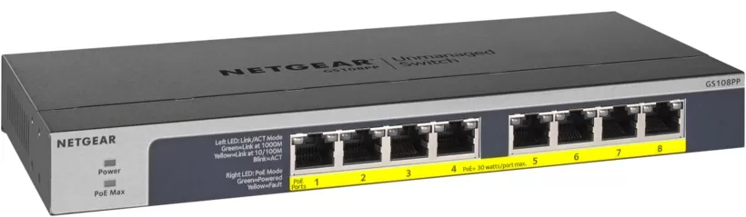 سوئیچ Netgear مدل GS108PP-100EUS