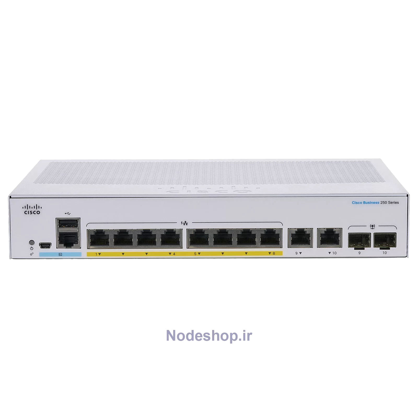 سوئیچ شبکه سیسکو CBS350-8P-E-2G