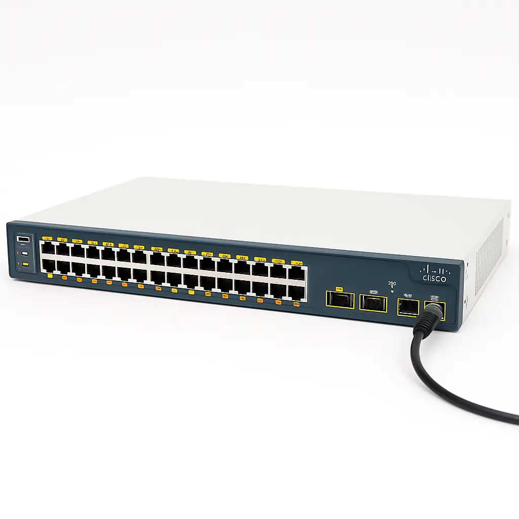 سوئیچ شبکه سیسکو WS-C3560G-24PS-S