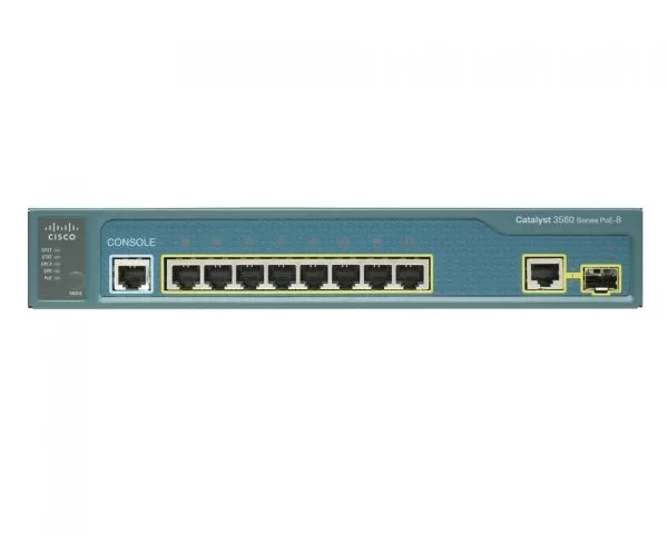 خرید سوئیچ شبکه سیسکو WS-C3560-8PC-S